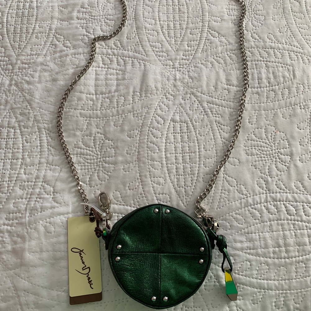 NWT- Junior Drake Mini Crossbody Forest Green
